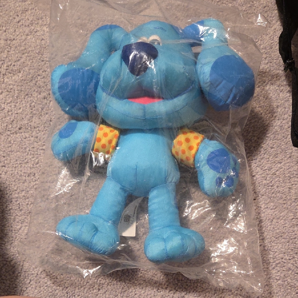 Blue Dog Plush Toy